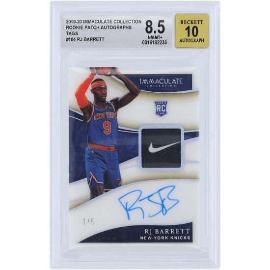 RJХå ˥塼衼˥å ľɮ 2019-20 ѥˡ Immaculåe Nike å Relic #104 #1/5 BGS ƥååed 8 ᡼