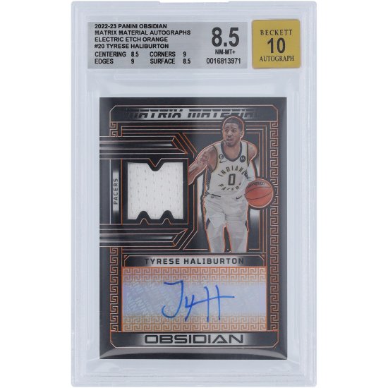 Tyrese Haliburt ǥʥڥ ľɮ 2022-23 ѥˡ Obsidian Relic å  #MM-THP #28/35 BGS  ᡼