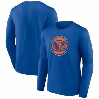 ニューヨークニックス オルタネート ロゴ ロングスリーブ Tシャツ - ロイヤル