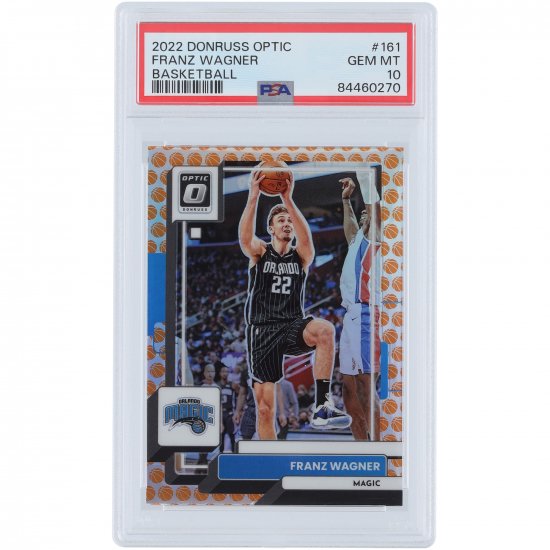 Franz Wagner ɥޥå 2022-23 ѥˡ Druss Optic Хåȥܡ Prizm #161 PSA ƥååed 10 _ONLY_ ᡼