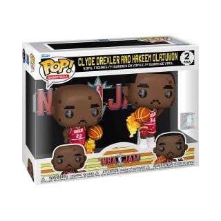 クライド・ドレクスラー & アキーム・オラジュワン ヒューストンロケッツ NBA Jam Funko