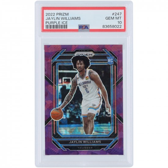 Jaylin Williams ۥޥƥ 2022-23 ѥˡ Prizm ѡץ  Prizm #247 #78/149 PSA ƥååed 10 롼 ᡼