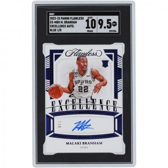 Malaki Branham 󥢥ȥ˥ѡ ľɮ 2022-23 ѥˡ ե쥹 Excellence ֥롼 #ES-MBH #1/8 SGC ƥååed  ᡼