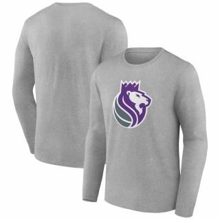 サクラメントキングス オルタネート ロゴ ロングスリーブ Tシャツ - グレー
