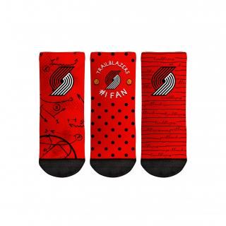 ポートランドトレイルブレイザーズ Rock Em ソックス キッズ(歩き始めの子供) #1 ファン 3パック クルー ソックス セット サムネイル