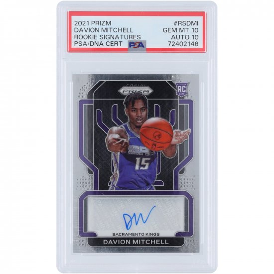 Davi Mitchell ȥ󥰥 ľɮ 2021-22 ѥˡ Prizm #RS-DMI PSA ƥååed 10/10 롼 _ONLY_ ᡼