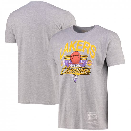 󥼥륹쥤 1987 ԥ Lakers T By ߥåͥ - Grey -  ᡼