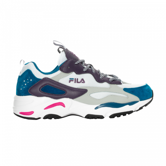 Wmns Ray Tracer 'White Ink Blue Purple' ᡼