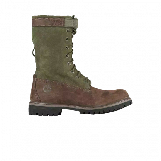 6 Inch Premium Gaiter Boot 'Brown Green' ᡼