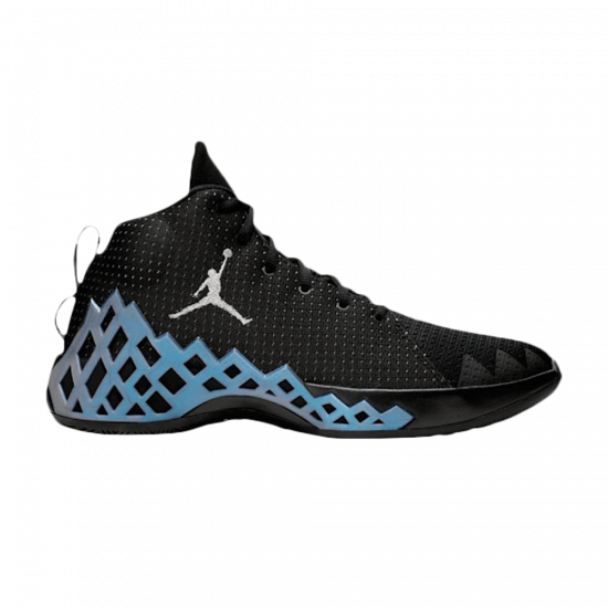 Jordan Jumpman Diamond Mid PF 'Black Metallic Silver' ᡼