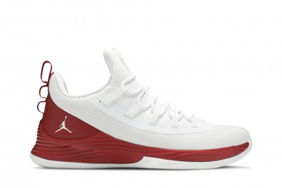 Jordan Ultra.Fly 2 Low 'White Gym Red' ᡼