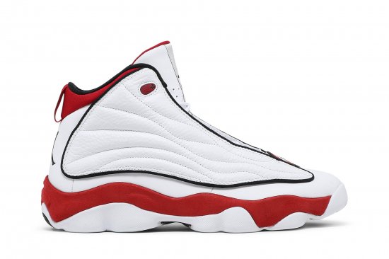 Jordan Pro Strong 'White Gym Red' ᡼