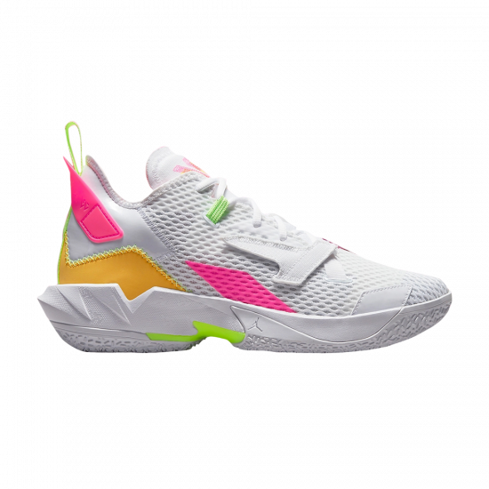 Jordan Why Not Zer0.4 'White Citron Pulse Hyper Pink' ᡼