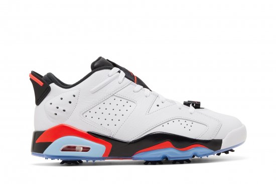 Air Jordan 6 Retro Low Golf 'White Infrared' ᡼