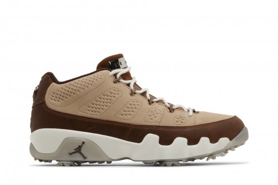 Happy Life Wood x Air Jordan 9 Low Golf 'Woodgrain' ᡼