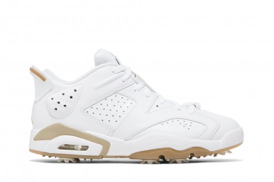 Air Jordan 6 Retro Low Golf 'White Khaki' ᡼