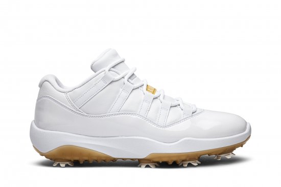 Air Jordan 11 Low Golf 'Metallic Gold' ᡼