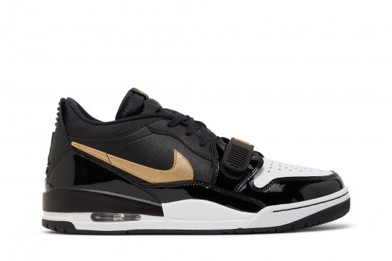 Jordan Legacy 312 Low 'Black Metallic Gold' ᡼