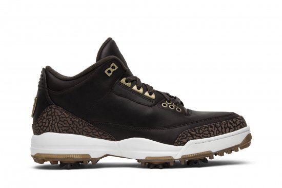 Air Jordan 3 Golf Premium 'Brown' ᡼