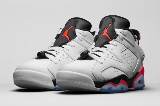 Air Jordan 6 Low 'White Infrared' ᡼