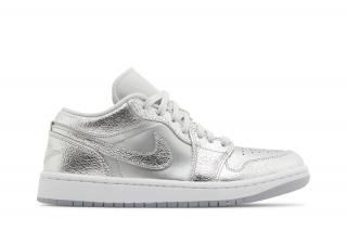 Wmns Air Jordan 1 Low SE 'Metallic Silver' ͥ