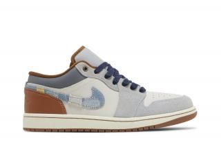 Air Jordan 1 Low SE 'Repaired Denim Swoosh' ͥ