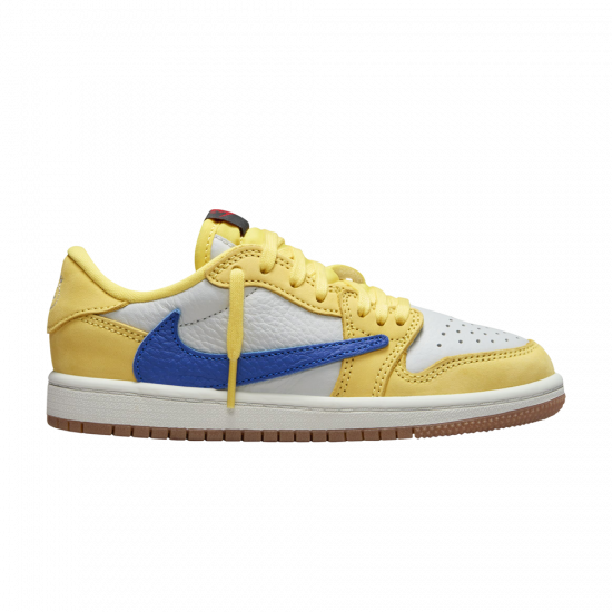 Travis Scott x Air Jordan 1 Retro Low OG SP PS 'Canary' ᡼