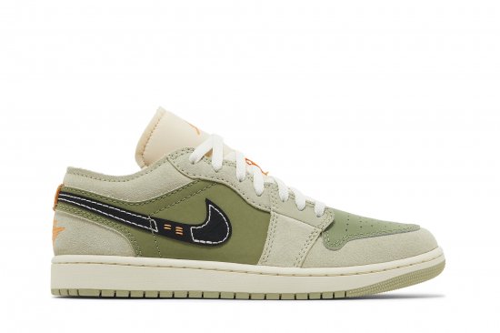 Air Jordan 1 Low SE Craft 'Light Olive' ᡼