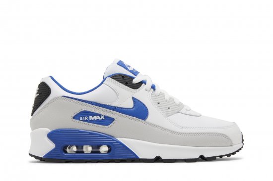 Air Max 90 Leather 'White Game Royal' ᡼