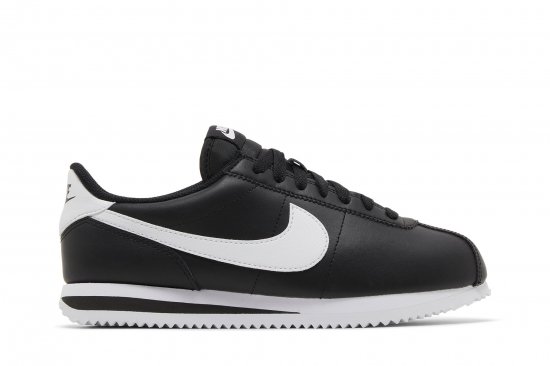 Wmns Cortez Leather 'Black White' ᡼