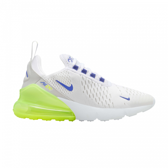 Air Max 270 GS 'White Volt Blue' ᡼