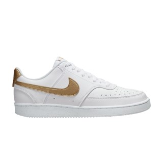 Wmns Court Vision Low Next Nature 'White Metallic Gold'