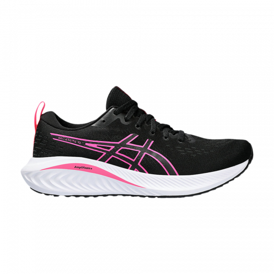 Wmns Gel Excite 10 Wide 'Black Hot Pink' ᡼