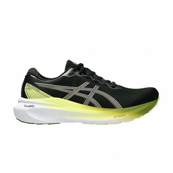 Gel Kayano 30 Wide 'Black Glow Yellow' ᡼