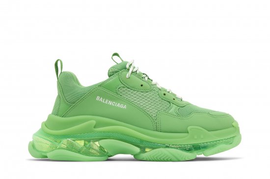 Balenciaga Triple S Sneaker 'Clear Sole - Green' ᡼