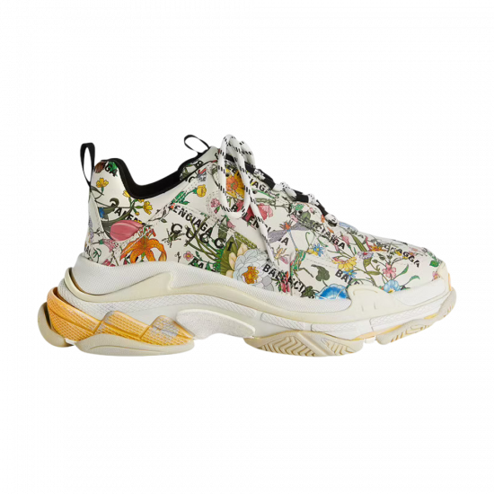 Gucci x Balenciaga Triple S Sneaker 'The Hacker Project - Floral' ᡼