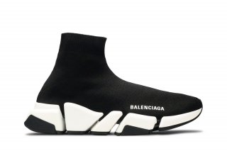 Balenciaga Wmns Speed 2 Trainer Knit 'Black White' ͥ