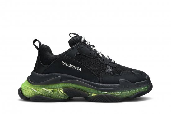 Balenciaga Triple S Sneaker 'Black Yellow Fluo' ᡼