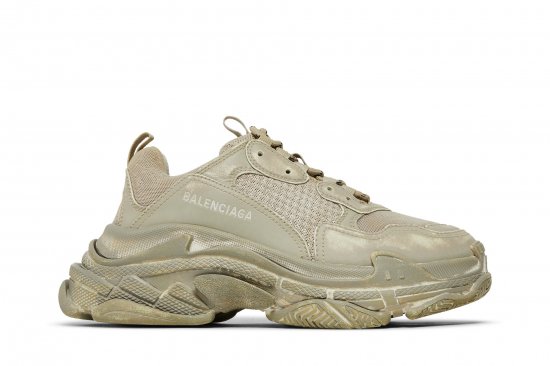 Balenciaga Wmns Triple S Sneaker 'Light Beige Faded' ᡼