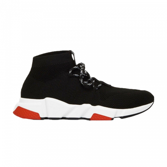Balenciaga Speed Lace Up Trainer 'Black Red' ᡼