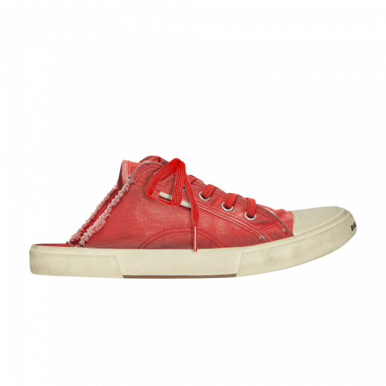 Balenciaga Paris Sneaker Mule 'Destroyed - Red' ᡼