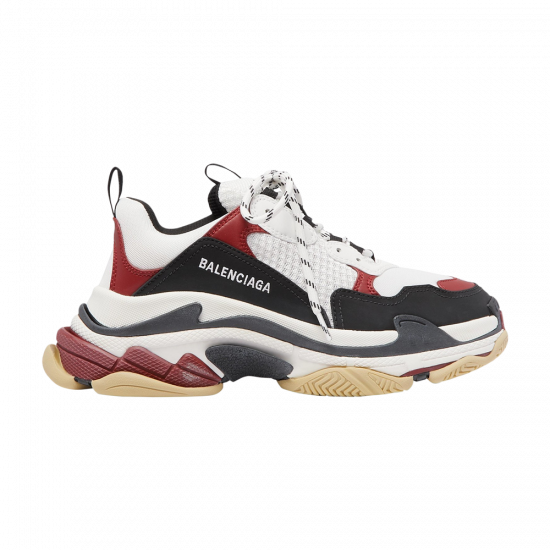 Balenciaga Wmns Triple S Sneaker 'Black Crimson' ᡼