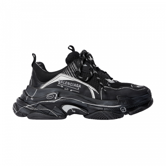 Balenciaga Triple S Sneaker 'Sketch - Black' ᡼