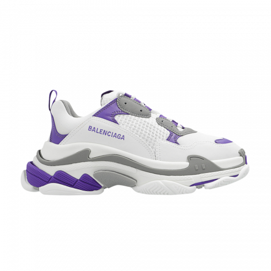 Balenciaga Wmns Triple S Sneaker 'White Purple' ᡼