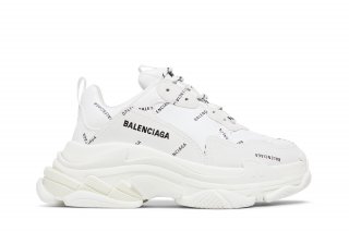 Balenciaga Wmns Triple S Sneaker 'All Over Logo - White' ͥ