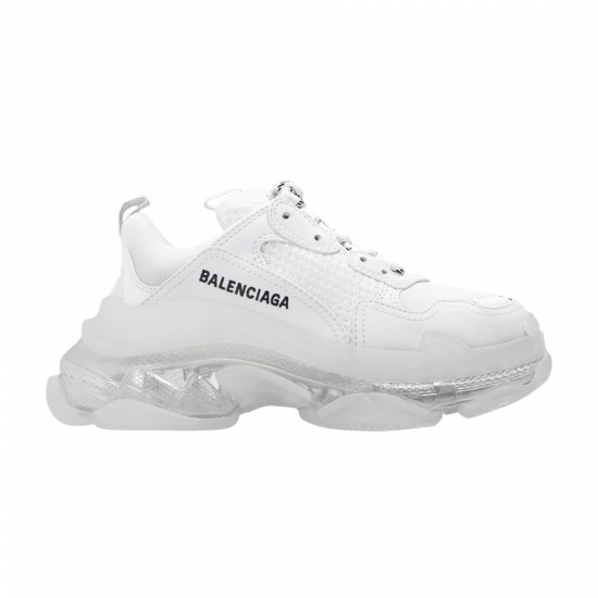 Balenciaga Wmns Triple S Sneaker 'Clearsole - White' ᡼