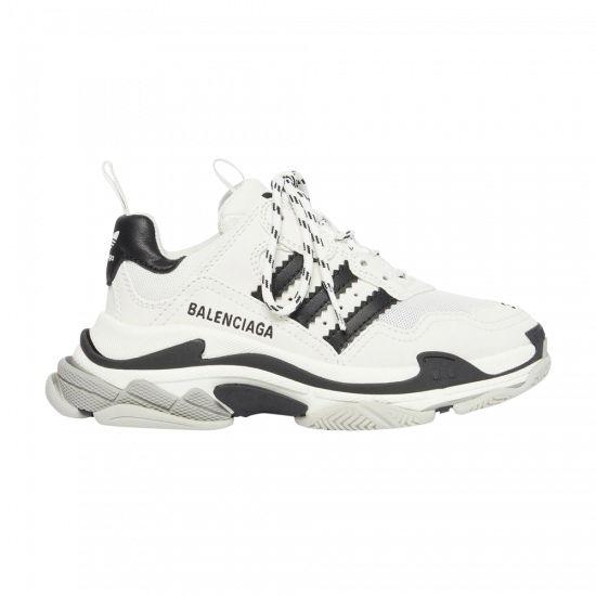 Adidas x Balenciaga Wmns Triple S Sneaker 'White Black Adidas x Balenciaga Wmns Triple S Sneaker 'White Black