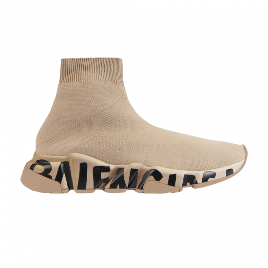 Balenciaga Wmns Speed Trainer 'Midsole Logo - Beige' ᡼