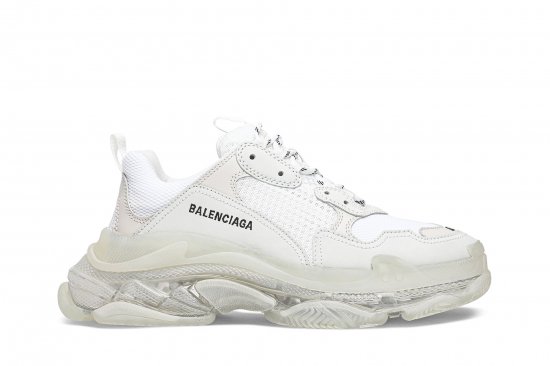 Balenciaga Wmns Triple S 'White Clear Sole' ᡼