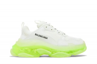 Balenciaga Wmns Triple S Sneaker 'Clear Sole - White Fluo Yellow' ͥ